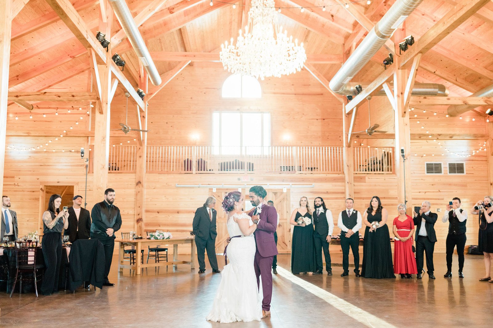 Bride and Groom's first dance in Virginia, with DJ Casanova setting the romantic tone.